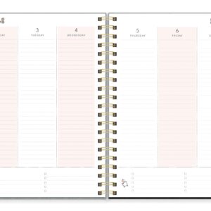 Southworth Academic Planner (July 2021-June 2022), 8.5" x 11" Bright Floral, 28 lb./105 gsm Paper, Large Twin Wire (92114)