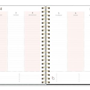 Southworth Academic Planner (July 2021-June 2022), 7" x 9.25", Bright Floral Burst, 28 lb./105 gsm Paper, Medium Twin Wire (92115)