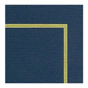 Southworth PF6 Certificate Jacket Navy w/Gold Border 88 lbs. 9-1/2 x 12 5/Pack