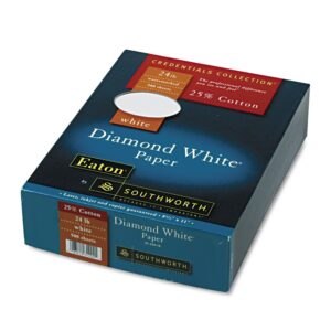 southworth sou3122410 - 25% cotton diamond white business paper