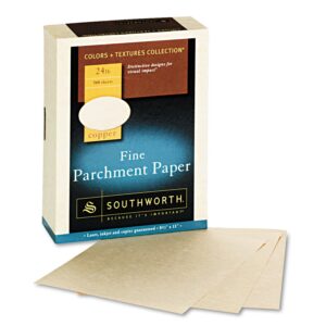 southworth 894c parchment specialty paper copper 24 lb. 8 1/2 x 11 500/box