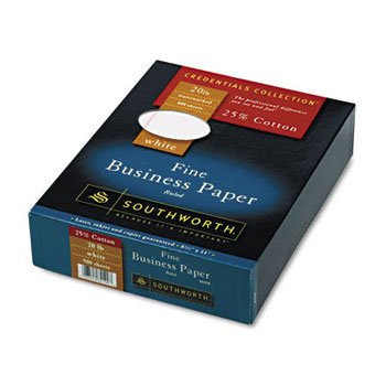 Southworth Fine Business Paper PAPER,25%COT,20#RLDLTR,WE (Pack of3)