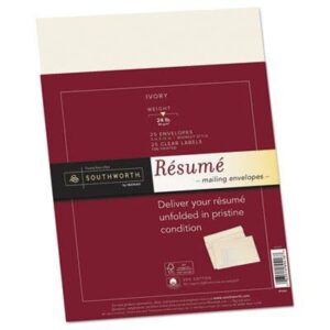 neenah southworth résumé presentation envelopes