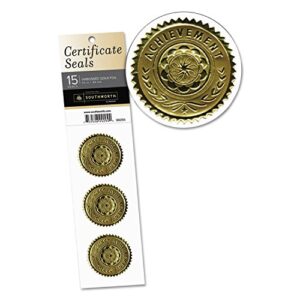 Southworth® Award/Certificate Seals, Gold, Pack of 15