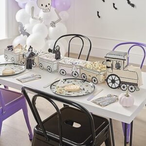 ginger ray halloween ghost train treat sandwiches & cake stand with pop up characters tabletop decoration