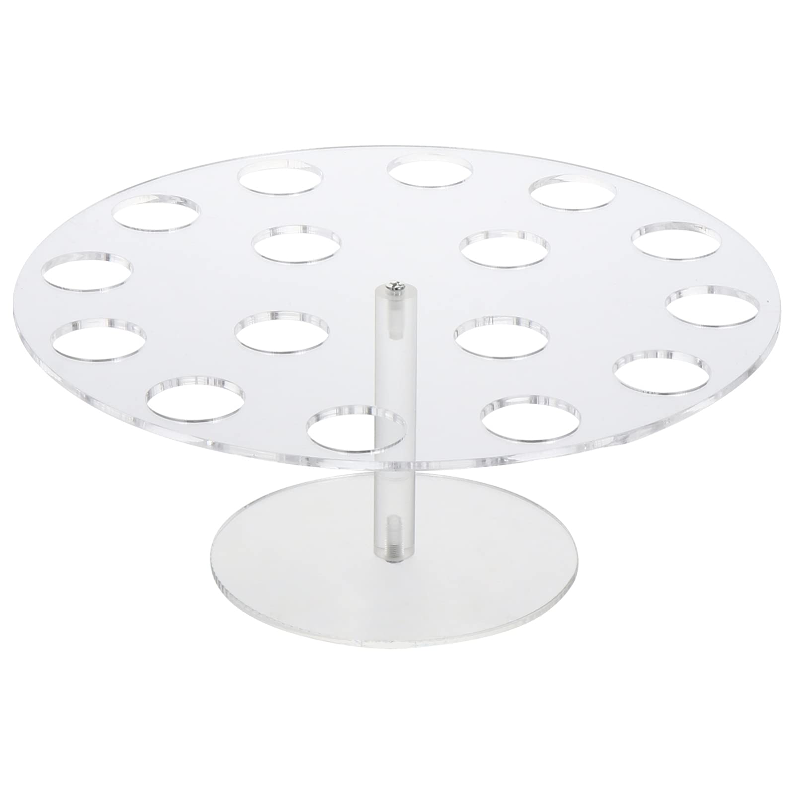 DOITOOL Pizza Accessories Cake Tray Ice Cream Cone Holder Clear Acrylic 16 Holes Ice Cream Stand Popsicle Holder Treats Holder Sushi Hand Roll Stand Pizza Accessories Cake Tray