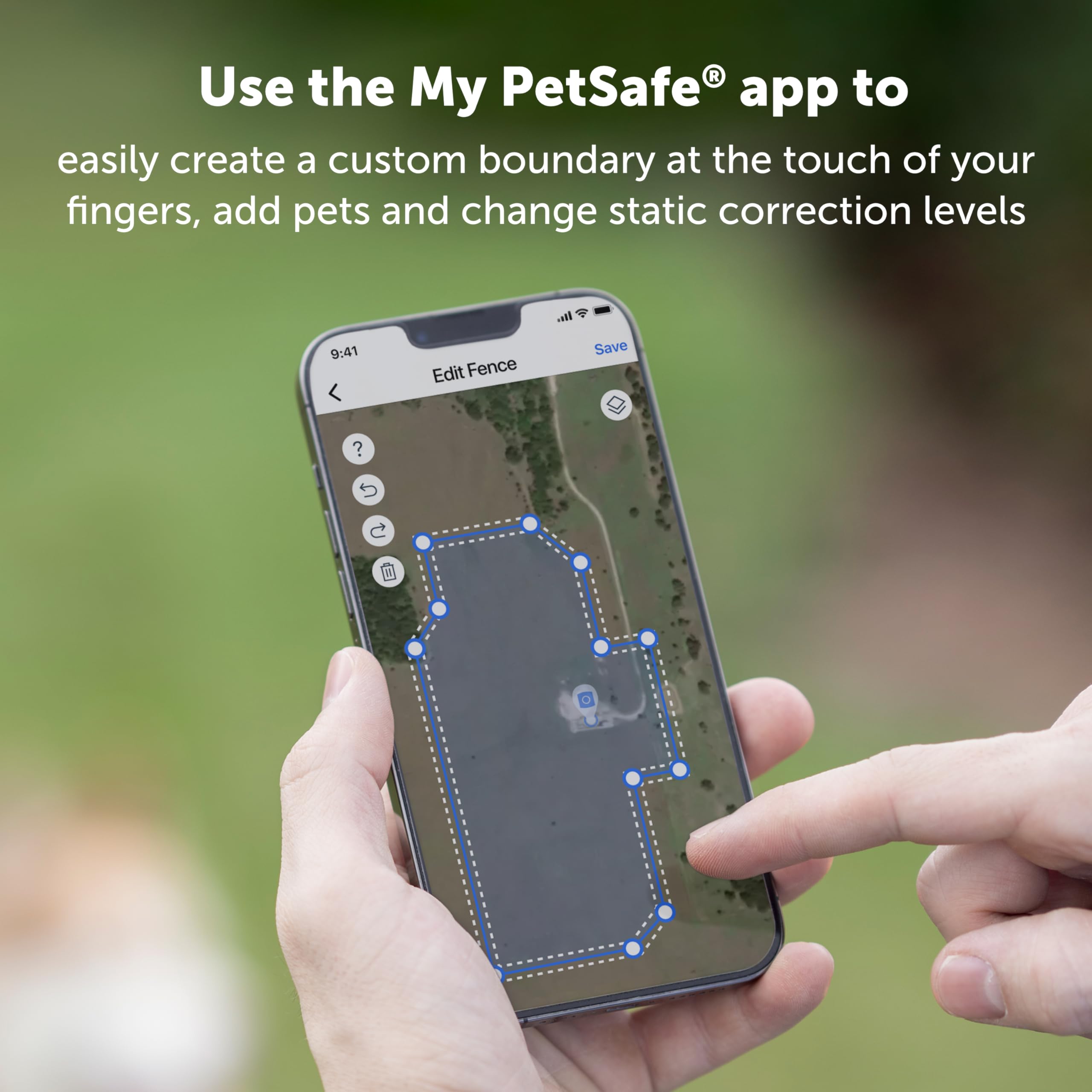 PetSafe Guardian GPS Connected Customizable Fence - World's Most Reliable GPS Fence Technology, Create Your Own Boundary, Long Battery Life - GPS Dog Fence With No Subscription Required