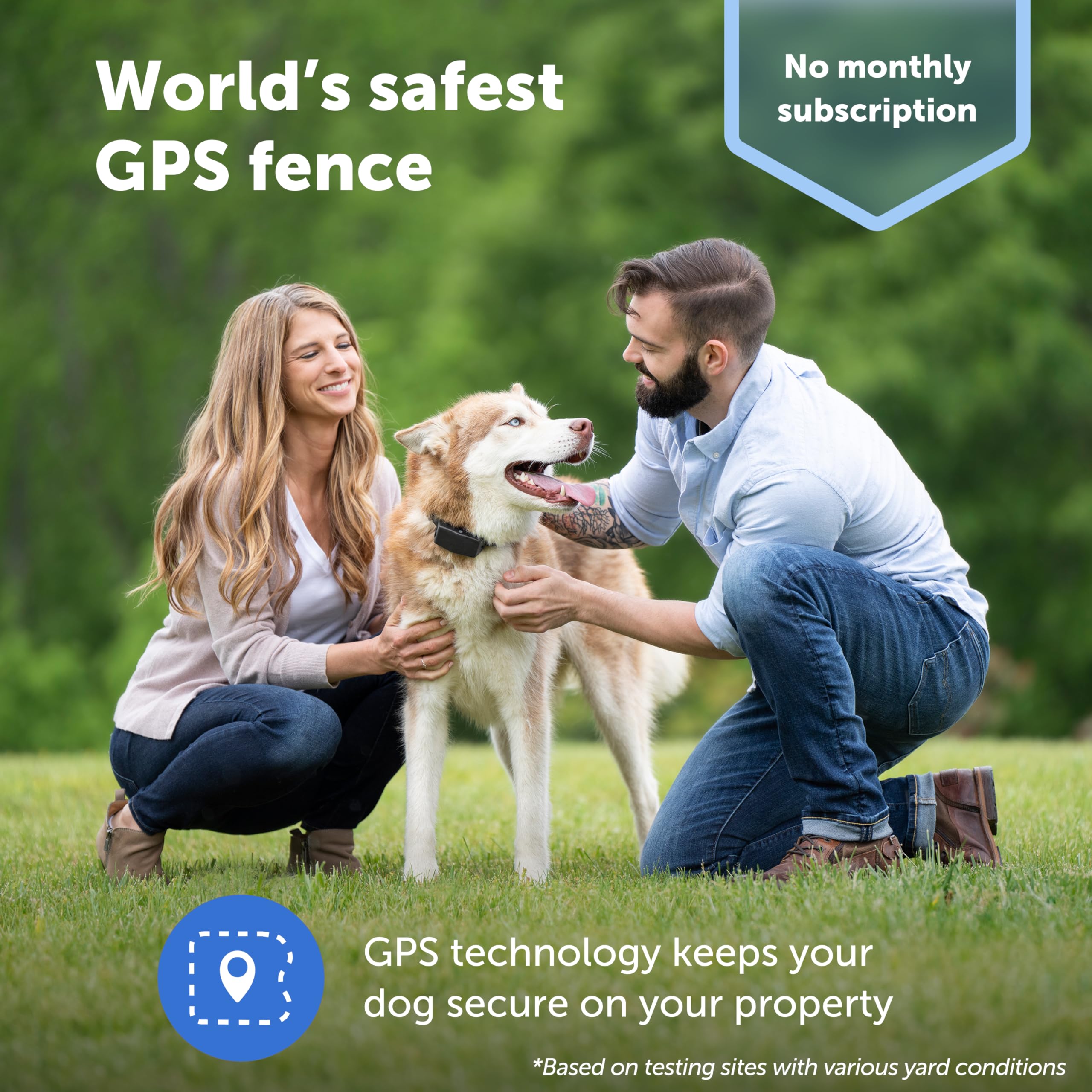 PetSafe Guardian GPS Connected Customizable Fence - World's Most Reliable GPS Fence Technology, Create Your Own Boundary, Long Battery Life - GPS Dog Fence With No Subscription Required