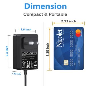 Replacment for PetSafe Wireless Fence Power Cord Compatible with PetSafe IF-100 PIF-300 IF-101 RFA-443 300-034 650-231 PIF00-15001 PIF00-13663 RFA-554 RFA-584 Wireless Fence Pet Containment System