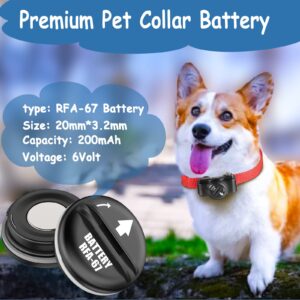 KGC 10Pack RFA-67 6V Replacement Dog Collar Batteries for PIF-300 PIF-275-19 PUL-275 PIF00-15002 PBC-102 ZIG00-16969, Compatible with PetSafe RFA-67 Battery