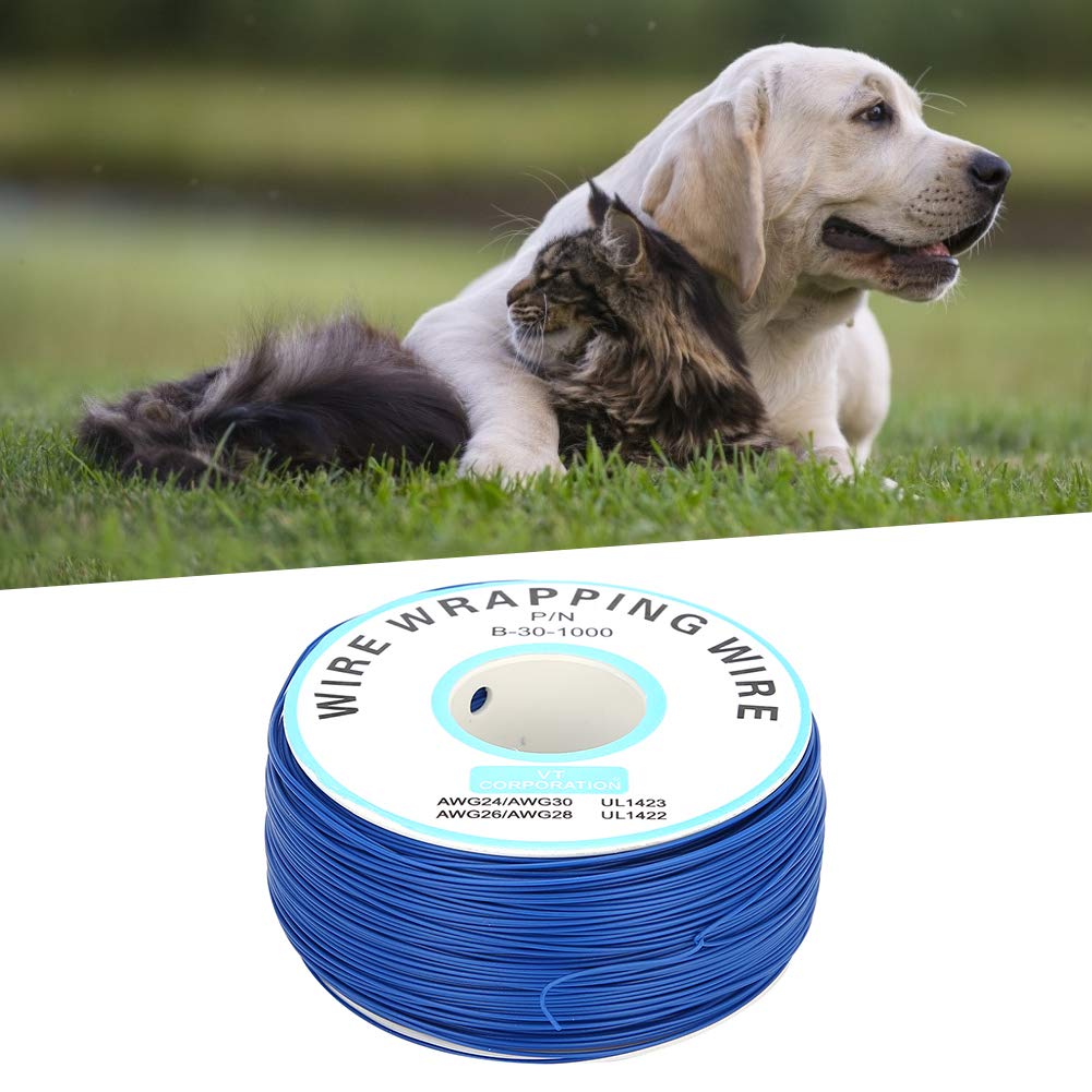 Ymiko Boundary Wire, 300m/984ft Professional Electric Dog and Cat Containment Fences Pet Fence Coil Wire Cables for 023/227/227B Pet Fencing Wire Pet Activity