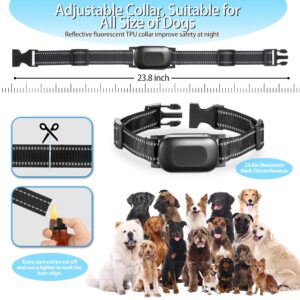 Rivulet Electric Wireless Dog Fence System Electric Dog Fence Pet Fence Wireless, 2-in-1 Dog Boundary Containment System&Rechargeable Shock Training Collar Range 990FT for Small Medium Large Dogs