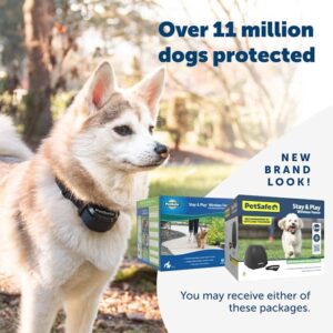 PetSafe Stay & Play Wireless Pet Fence & Replaceable Battery, America's Safest Wireless Fence Dog Collar