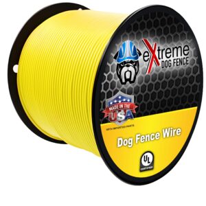 Electric Dog Fence + Remote Trainer - 1 Dog / 1000' of 20 Gauge Underground Dog Fence Wire (Up to 1 Acre) - Dual Solution to Contain and Train Your Dog(s) with a Single Collar…