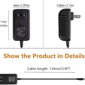 CJP-Geek 12V 2A AC DC Adapter Compatible with Petsafe Wireless Fence IF-100 Power Charger PSU