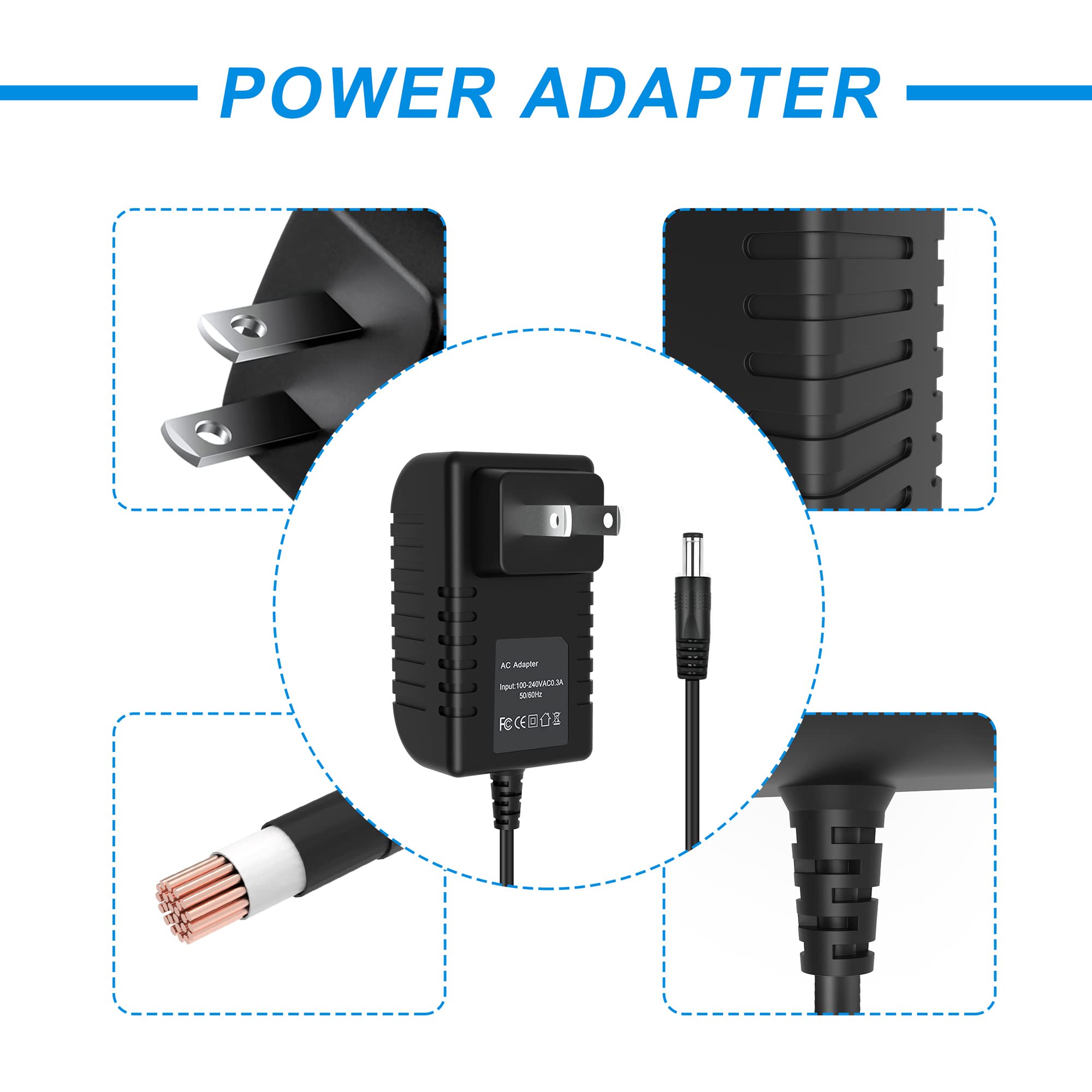 J-ZMQER 12V 2A AC Adapter Power Compatible with Petsafe Wireless Fence IF-100 Pet Containment System