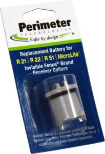 perimiter technologies compatible invisible fence r21 & r51 dog collar battery