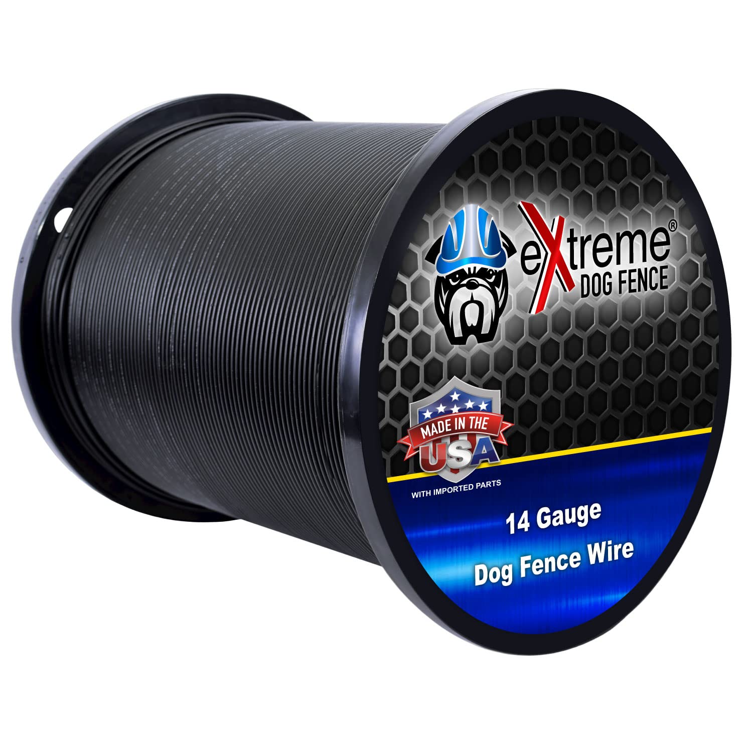 Electric Dog Fence Wire 14 Gauge 1000 Ft - Heavy Duty Core Electric Dog Fence Boundary Wire - Compatible with All In-Ground Pet Fence Systems