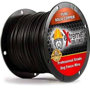 Universally Compatible Heavy Duty Electric Dog Fence Boundary Wire for All Models of Electric Fence for Dogs and Puppies or Cat Inground Pet Fence Systems - 1500' Heavy Duty