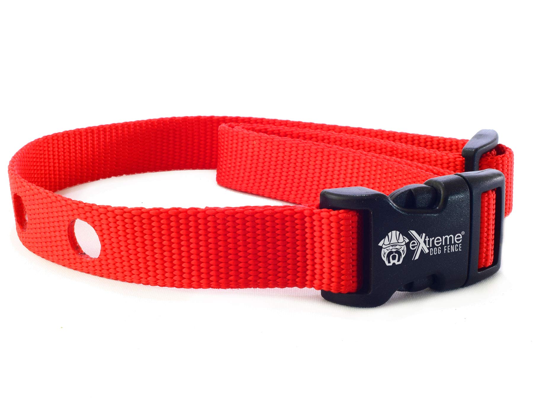 Red Heavy Duty Nylon Replacement Dog Collar Strap with RFA-67 Batteries - Compatible with Most PetSafe In-Ground and Wireless Fence Receiver Collars (Bundle 2)