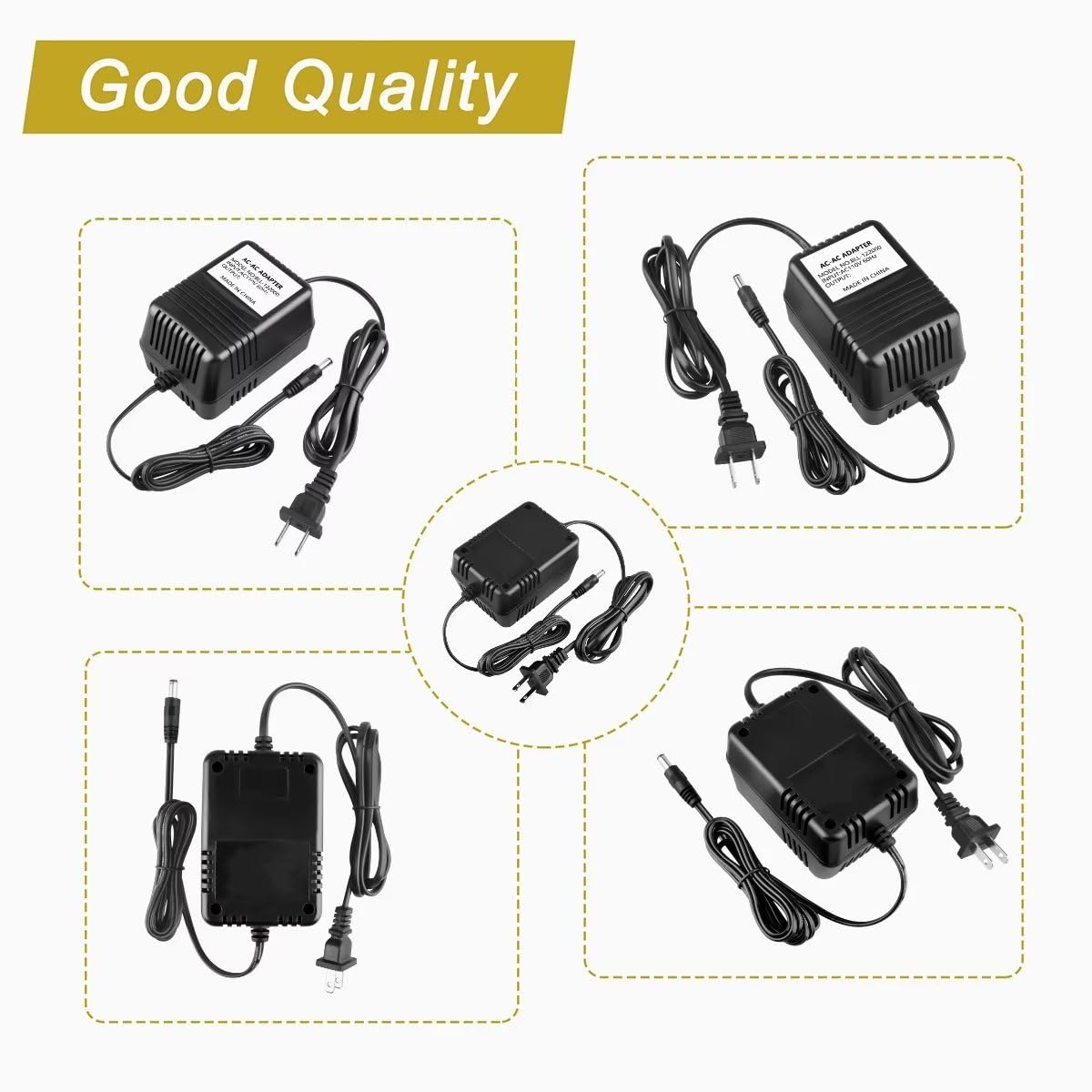 Jantoy AC Adapter Compatible with Model: 57A-14-1800 57A141800 57A14-1800 57A-141800 Direct Plug-in Class 2 Transformer PetSafe Pet Smart Wireless System Fence S402-855 S402855 Replacement Power