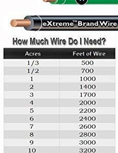 Electric Dog Fence Stubborn Dog - 2-Dogs 1000' of Pro Grade Heavy Duty Boundary Wire for 1/3 Acre Pet Fence and 8 Correction Levels to Accommodate Larger, More Stubborn Dogs