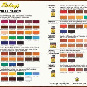 Fiebing's LeatherColors 4oz Dark Brown - Water based penetrating & permanent leather dye