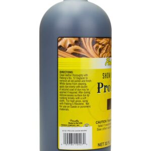 Fiebing's - Pro Dye 32 Oz Show Brown - Professional Oil Dye for Dyeing Leather…