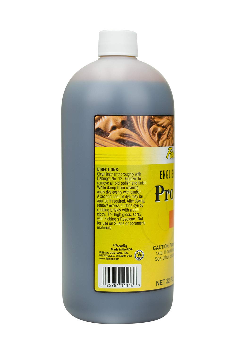 Fiebing's Professional Oil Leather Dye 32oz English Bridle