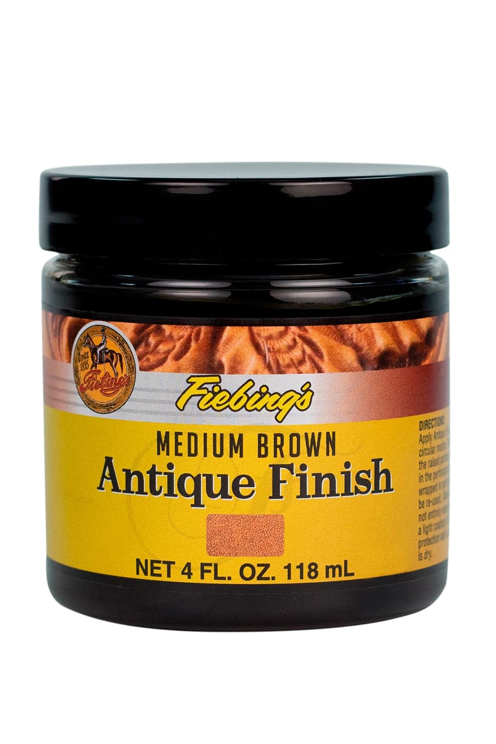 Fiebing's Medium Brown Antique Finish Paste, 4oz