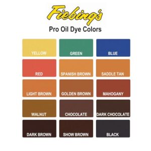 FIEBINGS,Fiebing Professional Leather Oil Dye - 4 Ounces, Spanish Brown