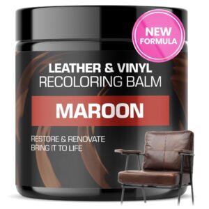 fortivo leather and vinyl recoloring balm maroon