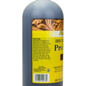 Fiebing's - Pro Dye 32 Oz Dark Chocolate - Professional Oil Dye for Dyeing Leather