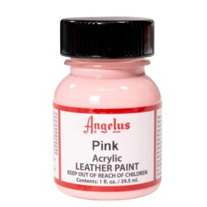 Angelus Acrylic Leather Paint Pink 1oz