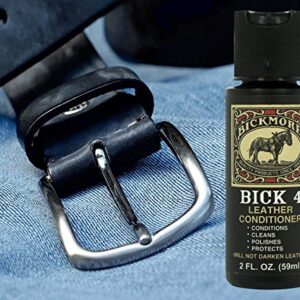 Bick 4 Leather Conditioner and Leather Cleaner 2 oz - Will Not Darken Leather - Safe For All Colors of Leather Apparel, Furniture, Jackets, Shoes, Auto Interiors, Bags & All Other Leather Accessories