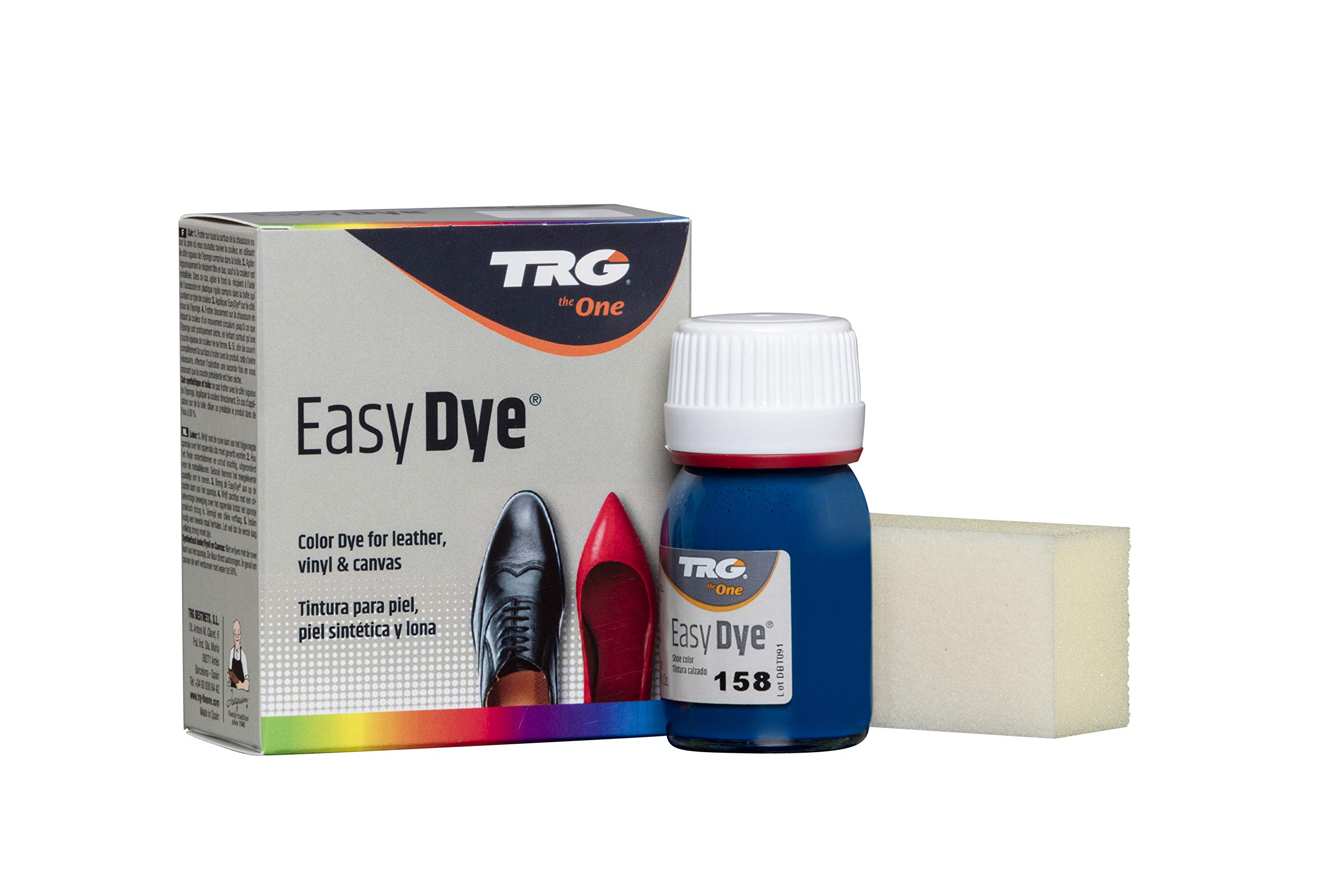 TRG Easy Dye for Leather and Canvas Shoes and Accessories (158 - Air Blue)