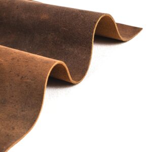 Genuine Leather Sheets Set of 4, Leather Material, Genuine Leather for Crafts | Leather Roll, Soft Leather, Sheet Leather for Crafts | Quality Raw Leather 12" x 12" + 36" Leather Cord