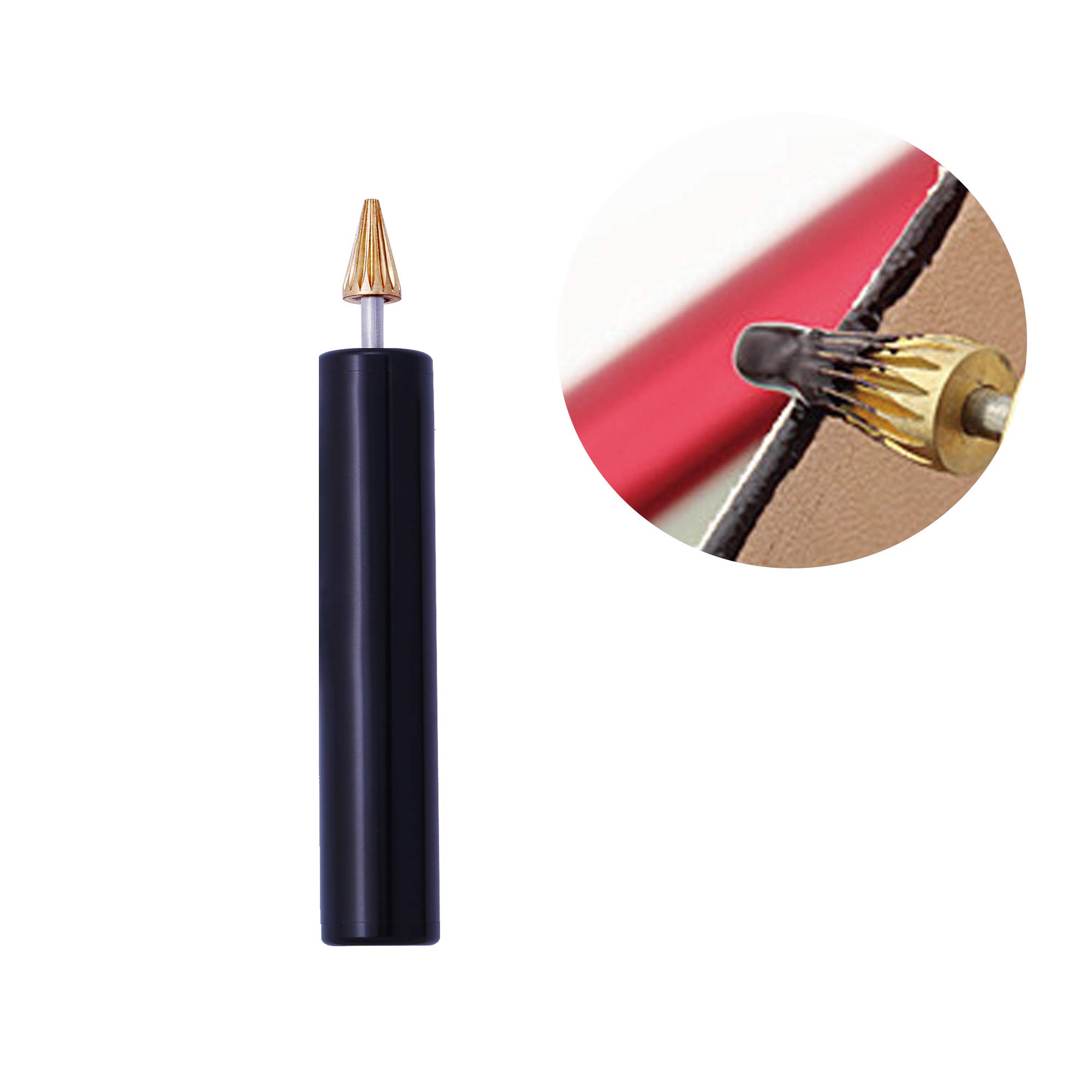 BUTUZE Convenient Leather Edge Dye Pen, Colorful Edge Roller Applicator,Essential Leather Edge Printing Tool for Leather Craft DIY,Leather Working,Leather Making