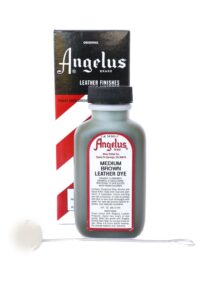 angelus leather dye - 3 ounces, medium brown