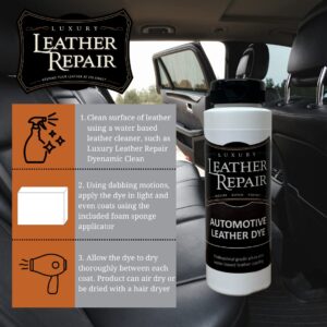 Luxury Leather Repair Automotive Leather Vinyl Repair Dye Color Restorer Compatible with MERCEDES Interiors & Accessories – Easy DIY Leather Dye (Wheat, 8oz)