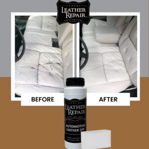 Luxury Leather Repair Automotive Leather Vinyl Repair Dye Color Restorer Compatible with MERCEDES Interiors & Accessories – Easy DIY Leather Dye (Wheat, 8oz)