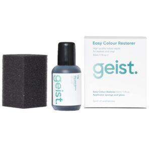 geist. easy diy colour restorer for leather & vinyl | refresh, repair & re-dye scuffs, colour damage and small cracks | 50ml mahogany brown