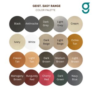 Geist. Easy DIY Colour Restorer for Leather & Vinyl | Refresh, repair & re-dye scuffs, colour damage and small cracks | 50ml Mahogany Brown