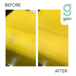 Geist. Easy DIY Colour Restorer for Leather & Vinyl | Refresh, repair & re-dye scuffs, colour damage and small cracks | 50ml Mahogany Brown