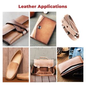 ELW Vegetable Tanned Leather Shoulder Pre-Cut 2.5-4 SQ FT | 8-9 oz. (3.2-3.6mm) Full Grain Leather Cowhide Craft Hobby Workshop Tooling, Repair, Carving, Dyeing, Engraving, Wet Molding