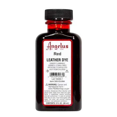 Angelus Leather Dye - 3 Ounces, Red