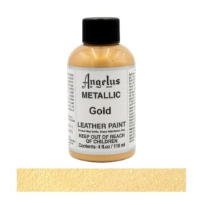 Angelus Leather Paint 4oz-Metallic Gold