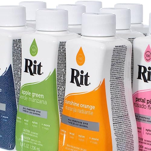 Rit Dye – 8 Oz. Liquid Fabric Dye for Clothing, Décor, and Crafts – Truly Green (1 Pack)