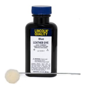 lincoln leather dye (blue)