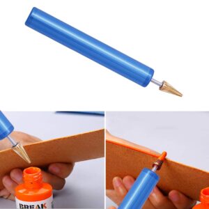 BUTUZE Leather Edge Dye Pen, Edge Roller Applicator,Essential Leather Edge Printing Tool for Leather Craft DIY,Leather Working,Leather Making
